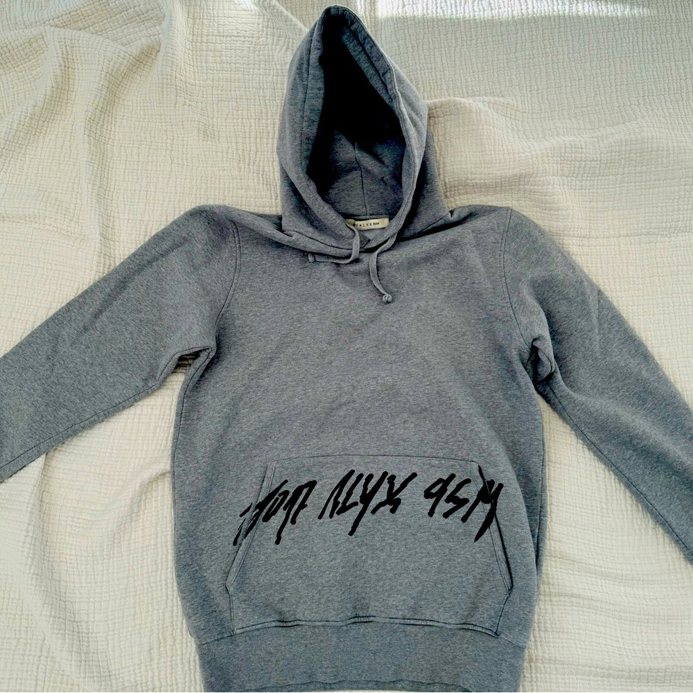 1017 ALYX 9SM grey hoodie